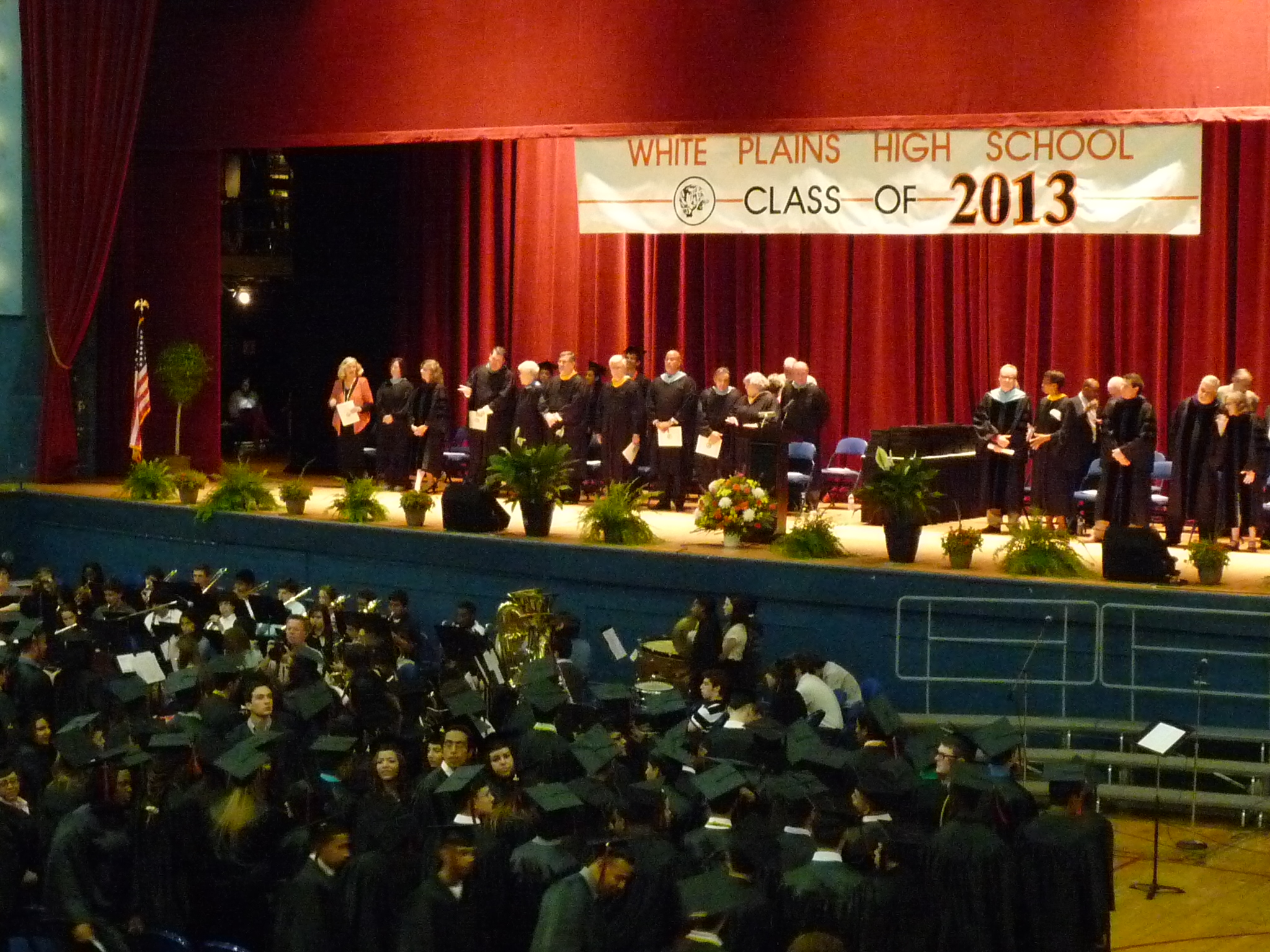 395 Graduate at WPHS 2013 Graduation White Plains