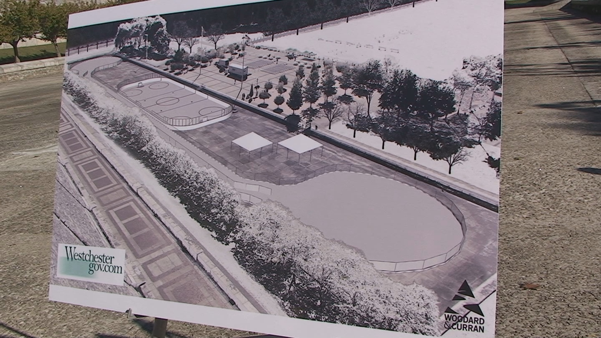 Spectacular 25 Million Ice Rink Park Planned for Kensico Dam Plaza
